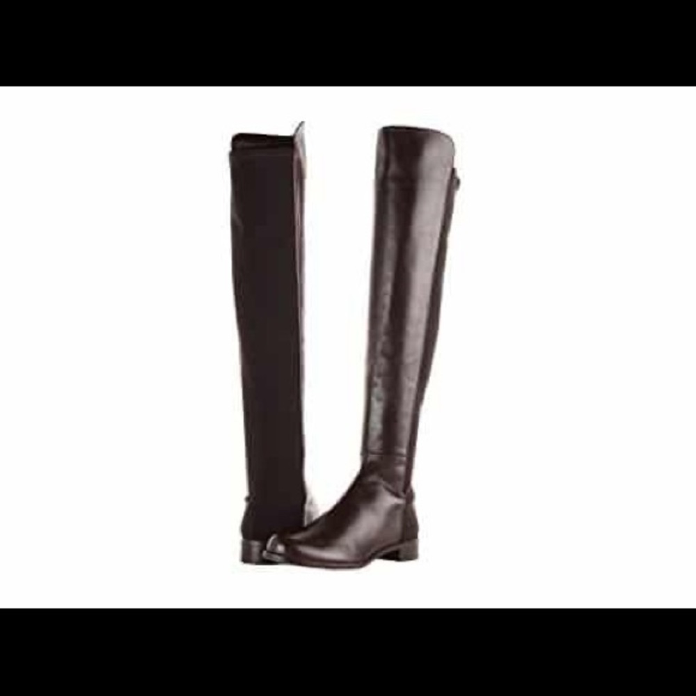 Stuart Weizman 5050 brown leather boots